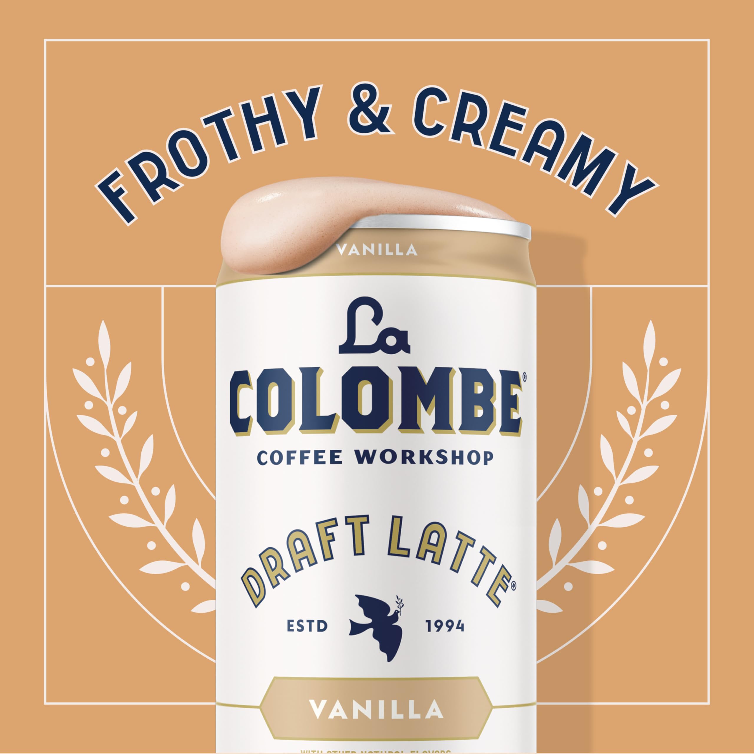 La Colombe Vanilla Draft Latte ingredients highlight real milk and vanilla