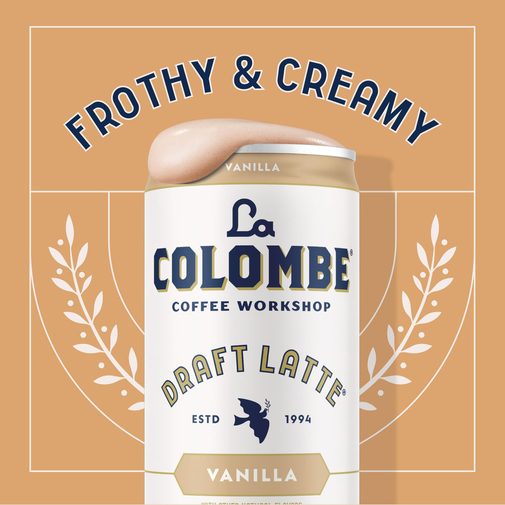 La Colombe Vanilla Draft Latte ingredients highlight real milk and vanilla