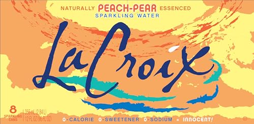 La Croix glass with ice highlights sparkling bubbles and a light color.