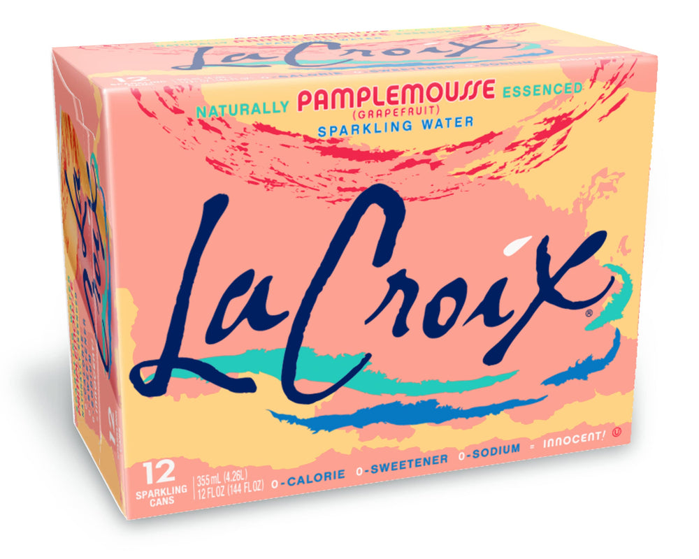 La Croix Grapefruit Sparkling Water can pack for refreshing, calorie-free hydration.