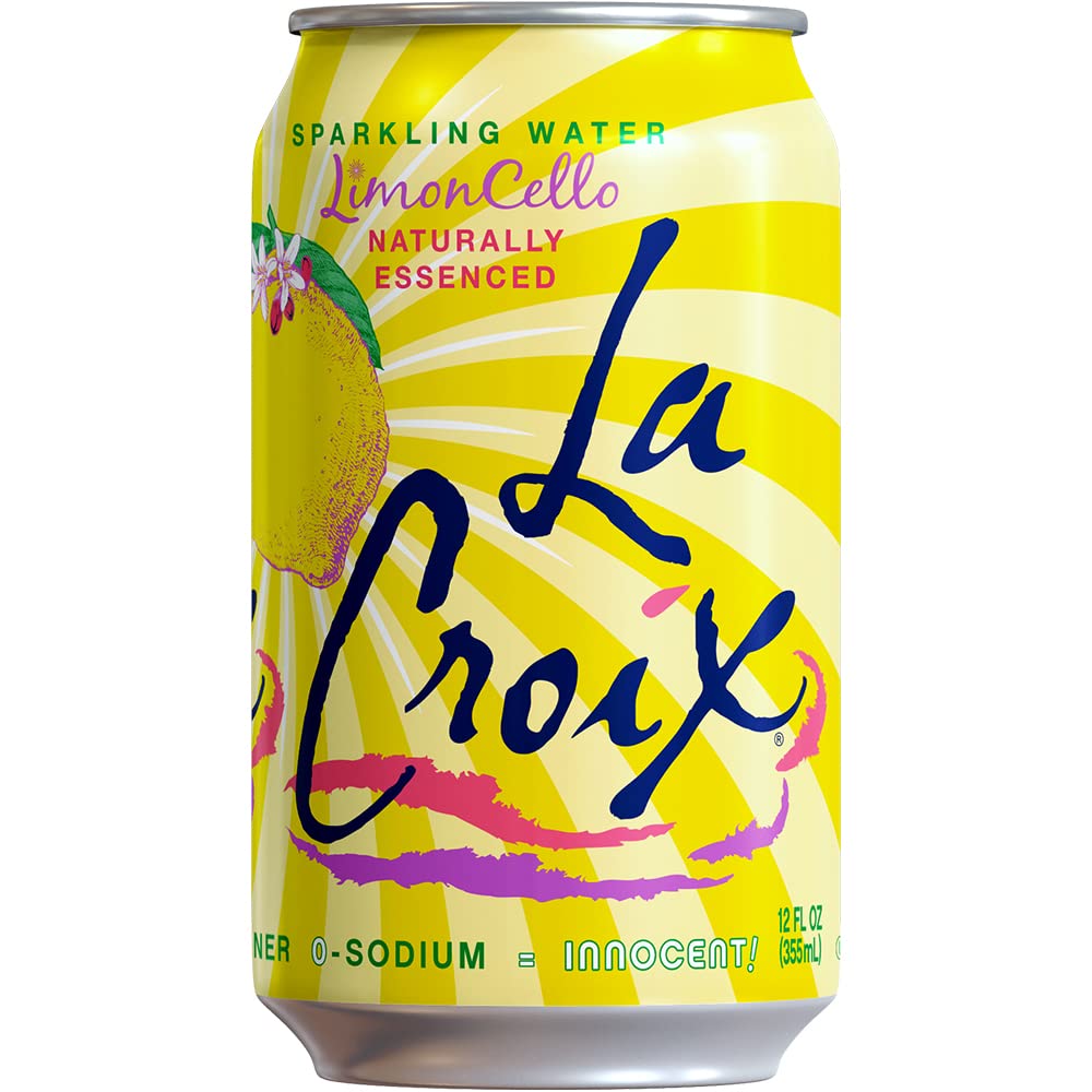 La Croix LimonCello on a dining table for a light, flavorful pause.