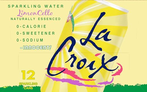 La Croix LimonCello 12-pack shown on a kitchen counter for gatherings.