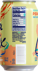 La Croix Peach Pear can emphasizes bubbly flavor for on-the-go hydration.