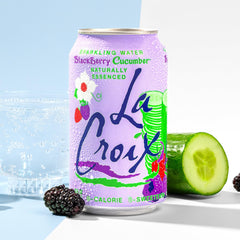 La Croix recyclable can packaging emphasizes eco-friendly choice for everyday hydration.