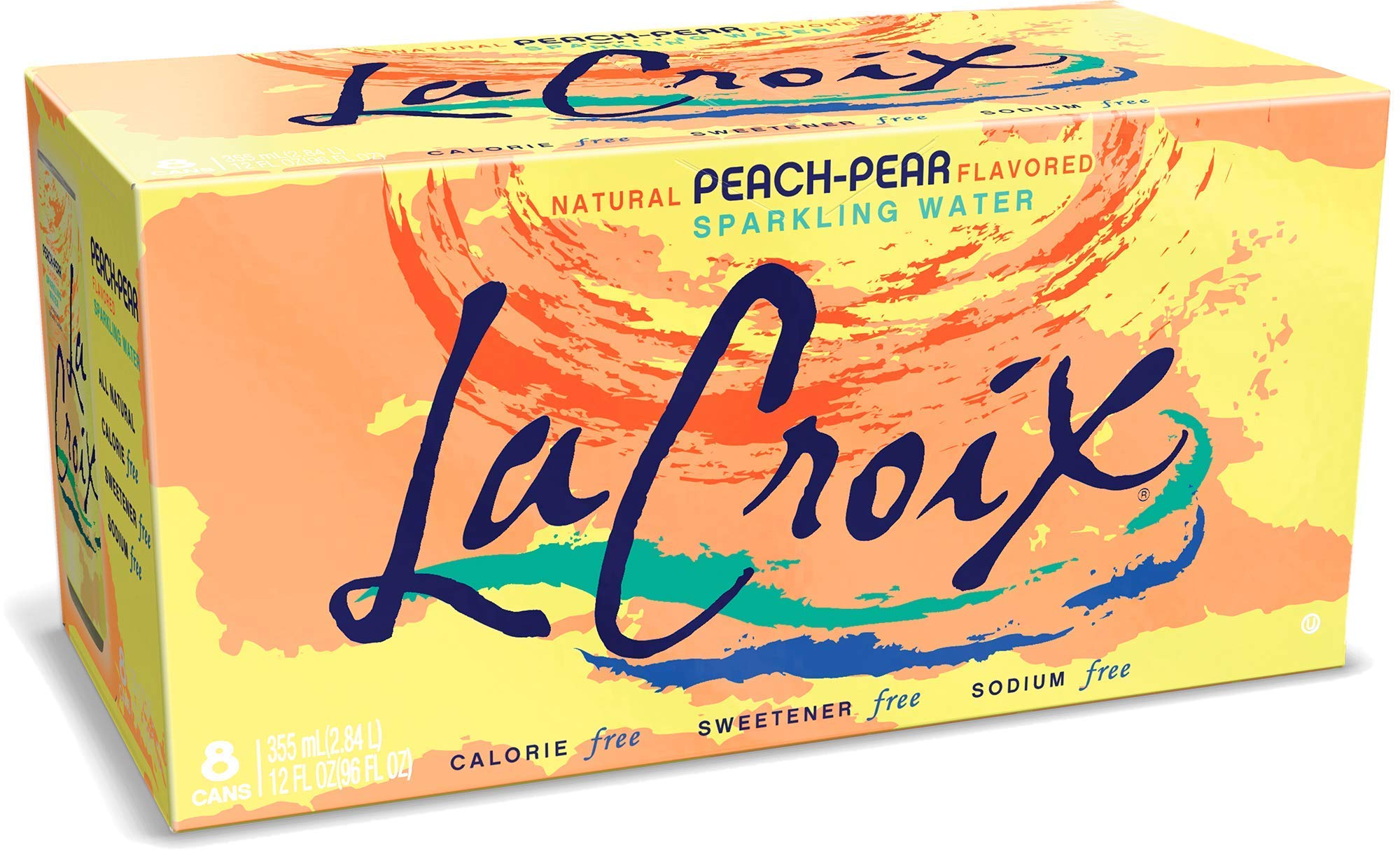 La Croix zero-calorie label supports mindful hydration choices.