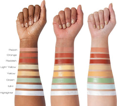 Crease-resistant formula shown for all-day wear on eyelids.