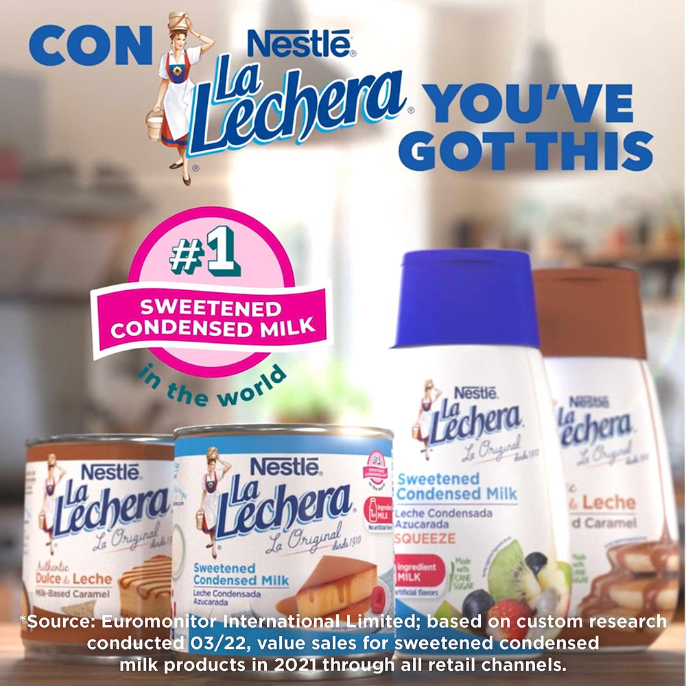 La Lechera in holiday dessert setting for festive richness.