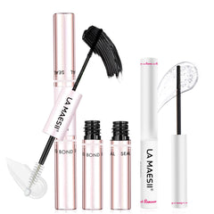 La Maesii lash bond and seal kit shown for long-lasting all-day wear.