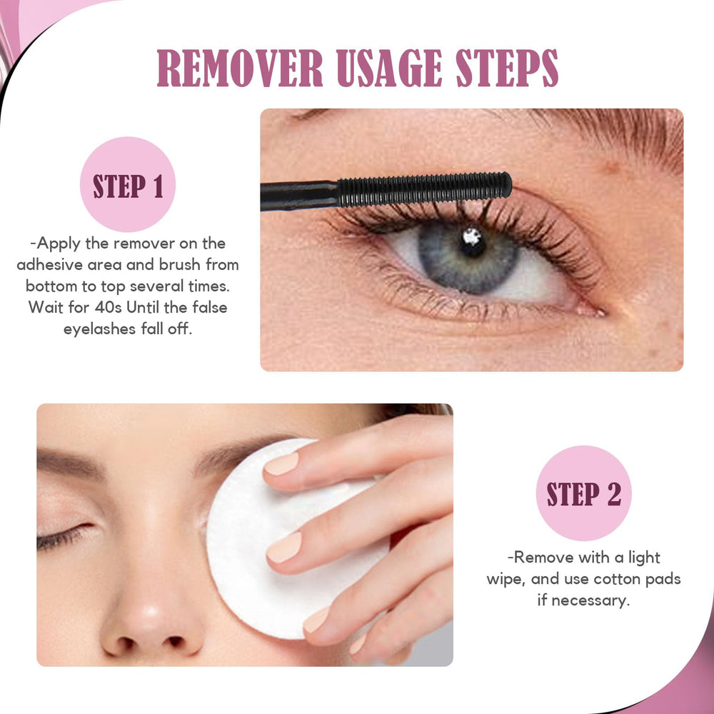 La Maesii lash remover in use for quick, clean removal without tugging.