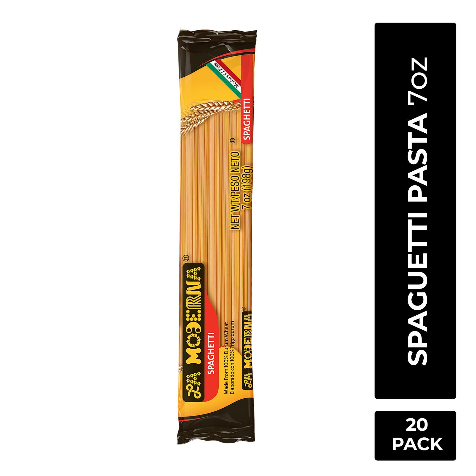 La Moderna spaghetti nutrition enriched with iron and B vitamins for everyday meals