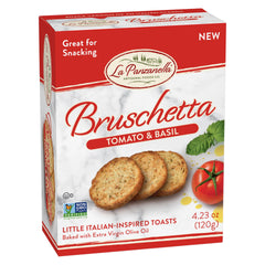 La Panzanella bruschetta snack plate showcasing versatile dipping options
