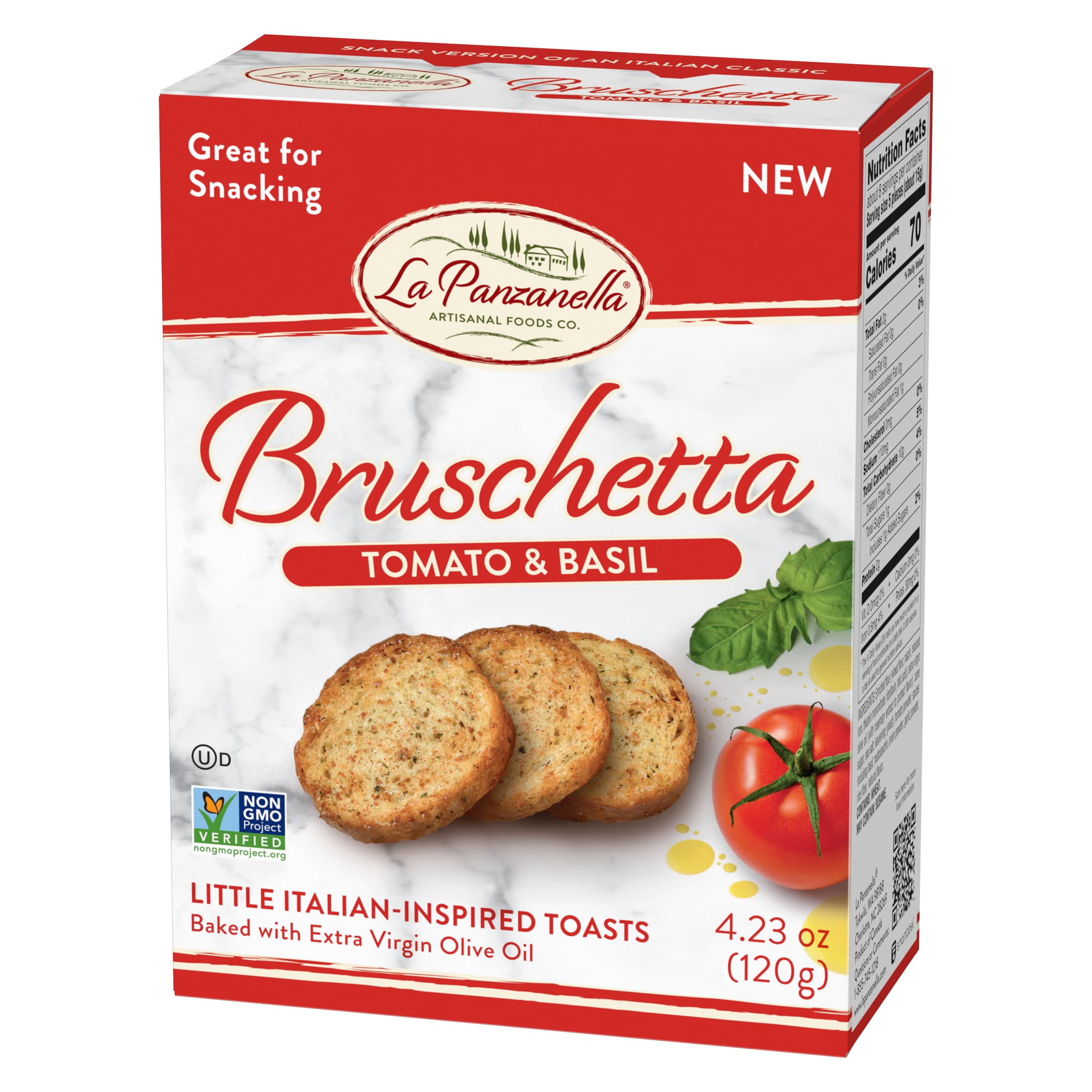 La Panzanella bruschetta soup and dip pairing with crackers