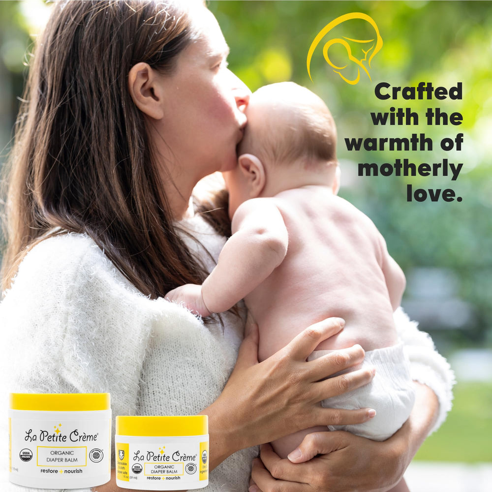 Gift-ready La Petite Creme packaging suitable for baby showers.