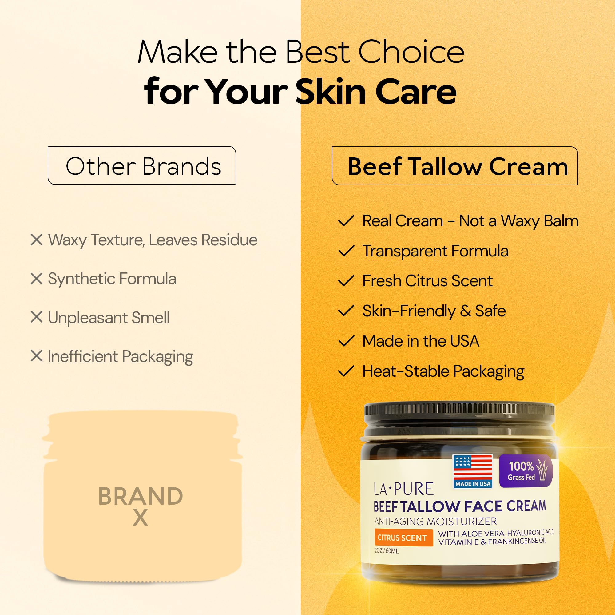 Cream with aloe and honey visible for soothing comfort