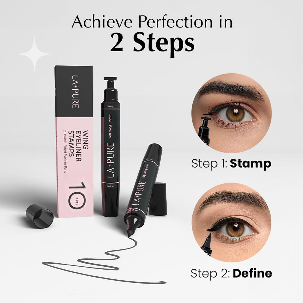 LA PURE water-resistant eye-stencil supports durable daily wear