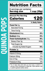 La Purita Quinoa Pops cereal crunch, ideal as a yogurt topping for extra texture.