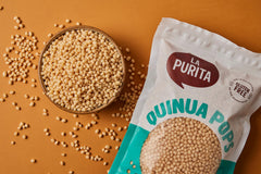 La Purita Quinoa Pops salad crunch, adds subtle texture to greens and bowls.