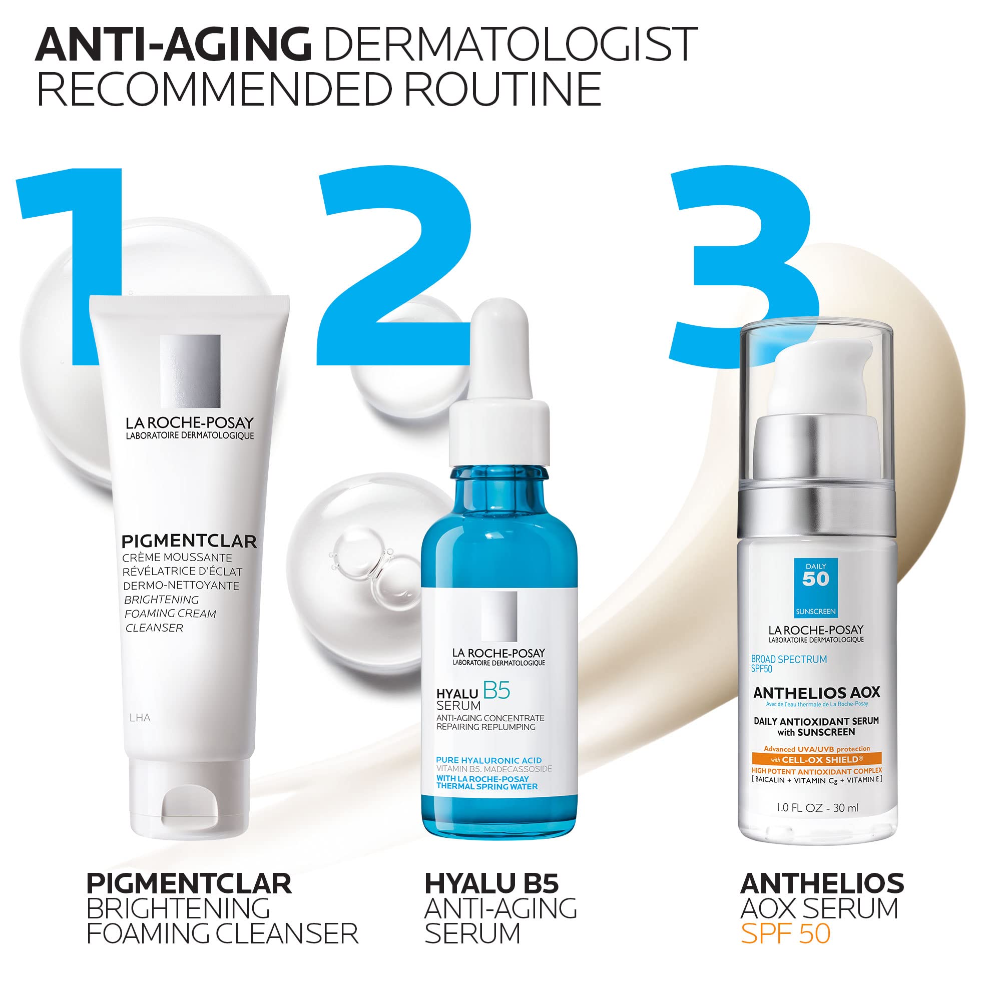 Dermatologist-tested AOX formula gentle on sensitive skin.