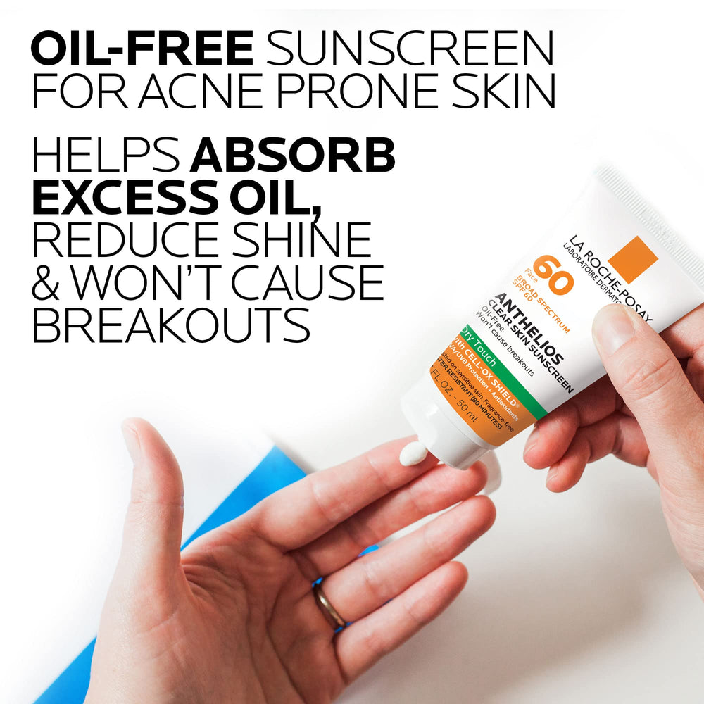Anthelios Clear Skin sunscreen delivers a matte, shine-free appearance