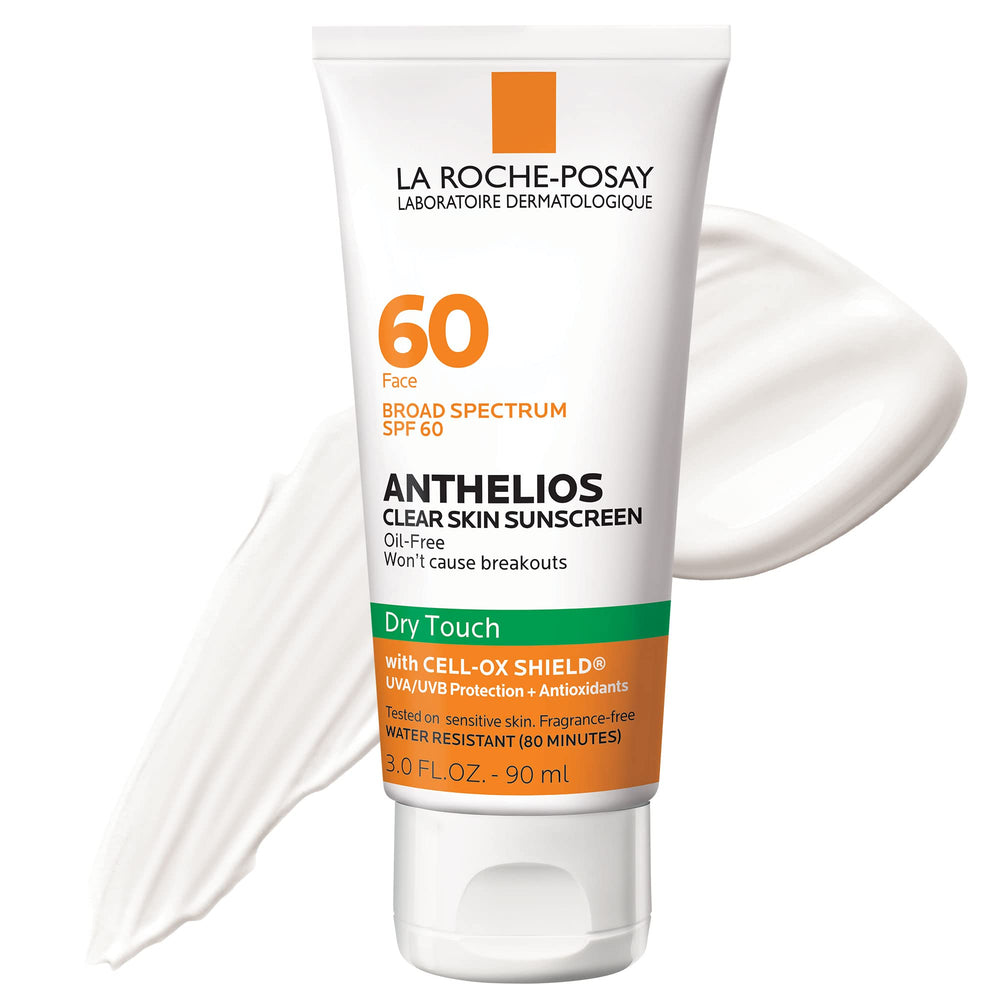 La Roche-Posay Anthelios Clear Skin sunscreen bottle front view for daily sun protection