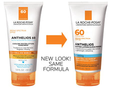 Anthelios cooling water-lotion pump showing easy, fast-absorption application