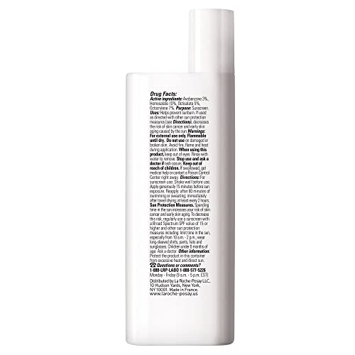La Roche-Posay Anthelios Light Fluid dermatology-tested formula for sensitive skin.