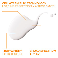 La Roche-Posay Anthelios Light Fluid sunscreen with water resistance up to 80 minutes.