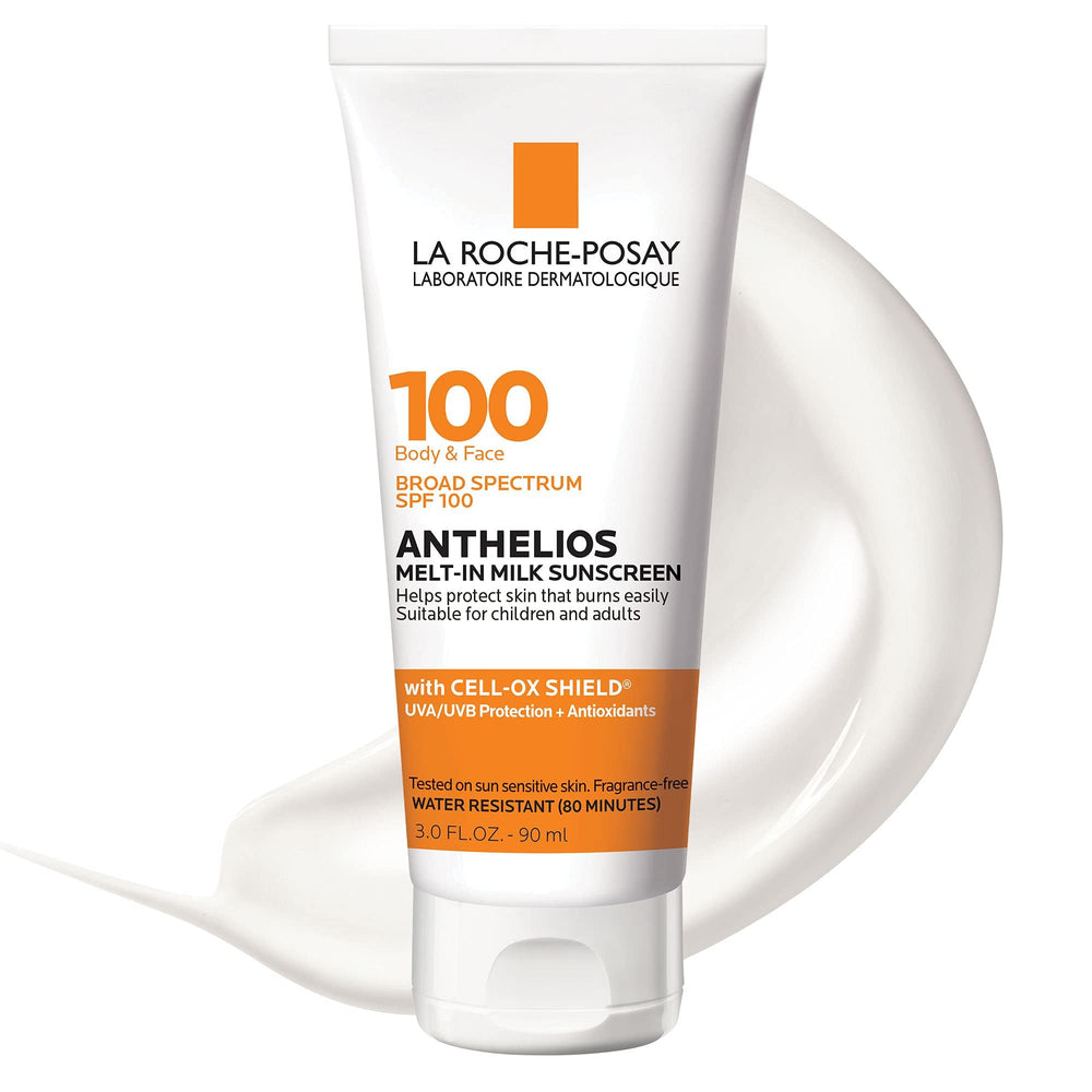 La Roche-Posay Anthelios Melt-In Milk SPF 100 bottle for smooth, fast absorption