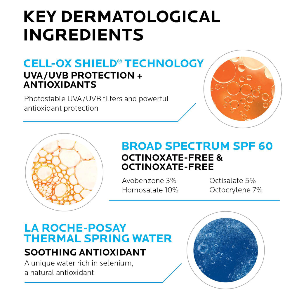 La Roche-Posay Anthelios Melt-In Milk SPF 100 face application shows makeup-friendly, non-greasy finish