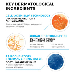 La Roche-Posay Anthelios Melt-In Milk SPF 100 face application shows makeup-friendly, non-greasy finish