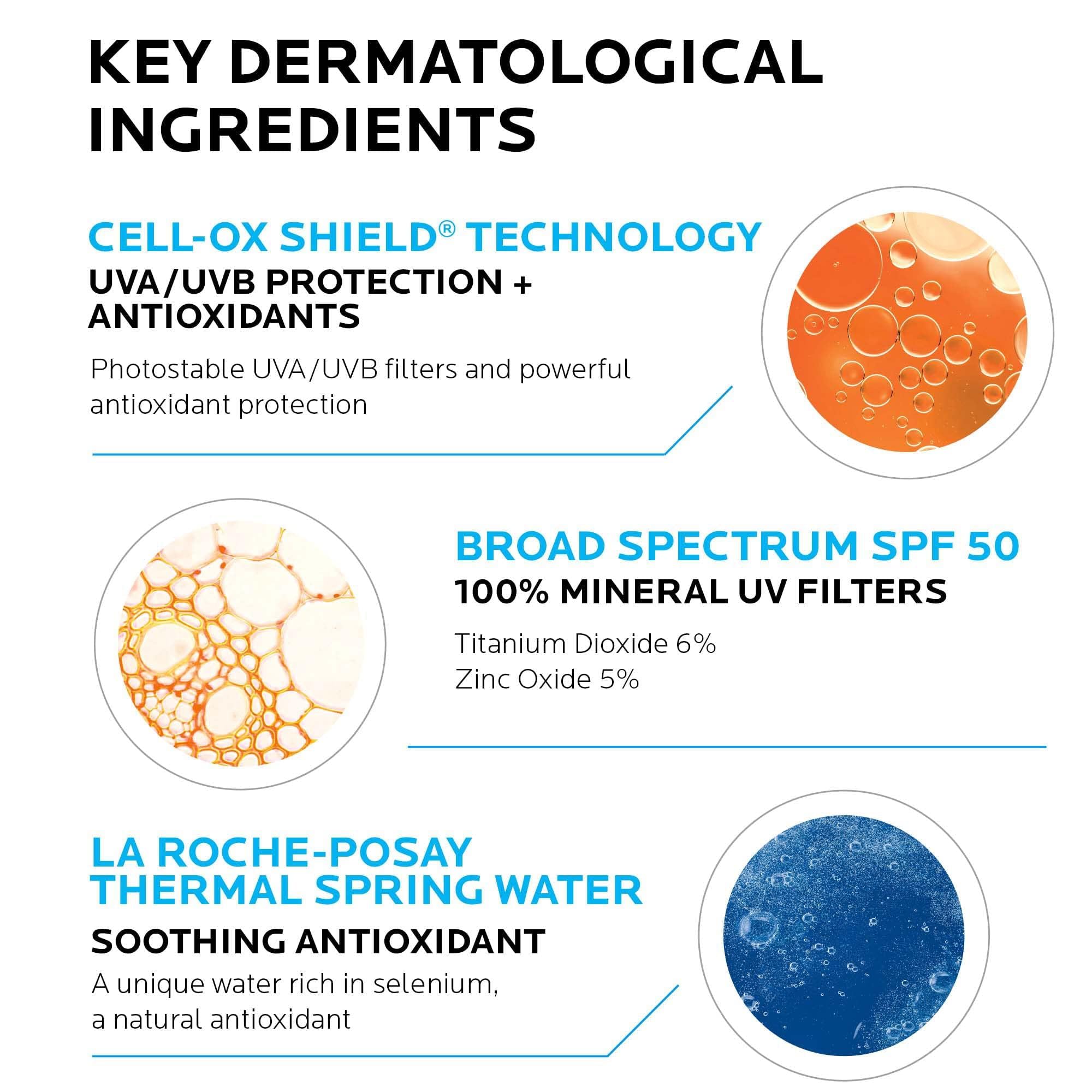 La Roche-Posay Anthelios mineral sunscreen as a makeup base visual