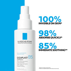 La Roche-Posay Cicaplast B5 mist on face with lightweight hydration
