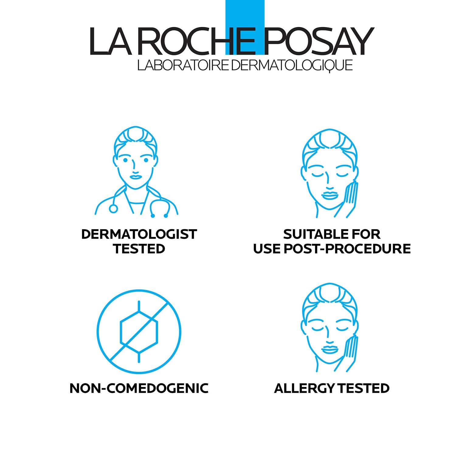 La Roche-Posay Cicaplast Balm B5 zinc oxide sunscreen protection on skin.