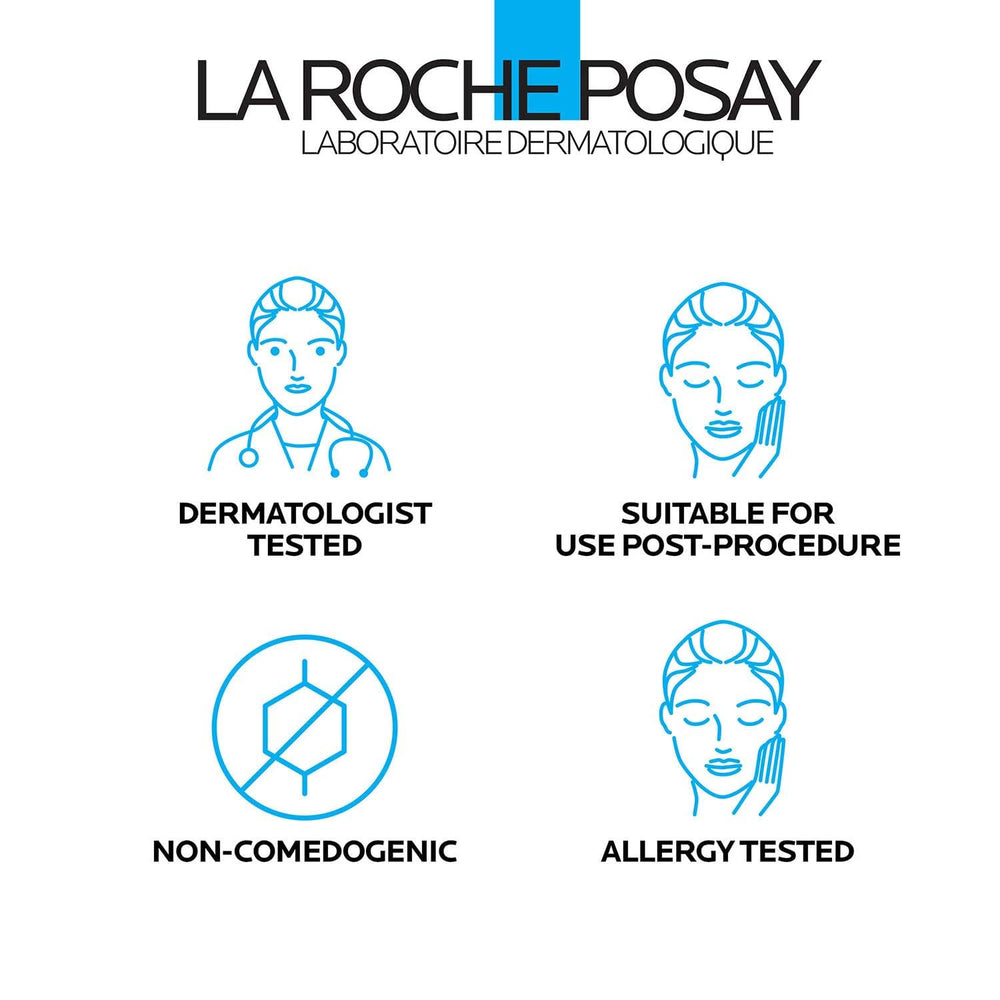 La Roche-Posay Cicaplast Balm B5 zinc oxide sunscreen protection on skin.