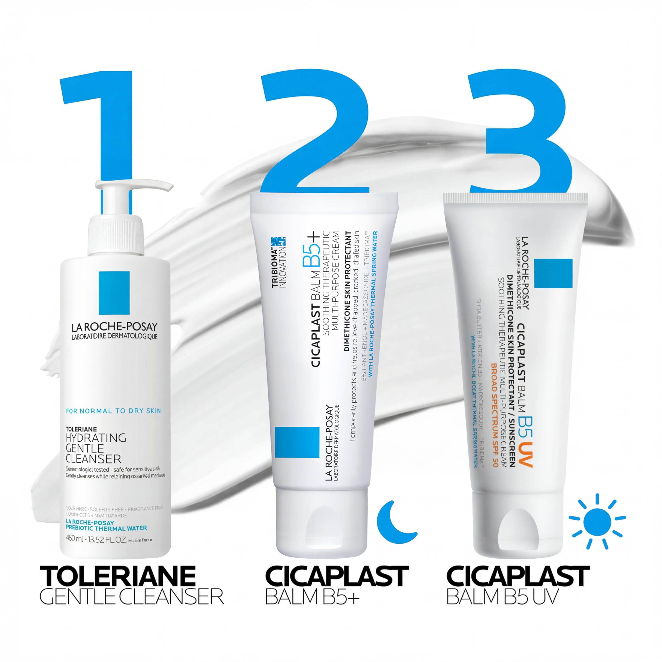 La Roche-Posay Balm B5 finish is non-greasy and quick-absorbing