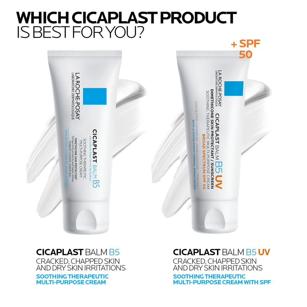 La Roche-Posay Cicaplast Balm B5 post-treatment area application for irritation relief.