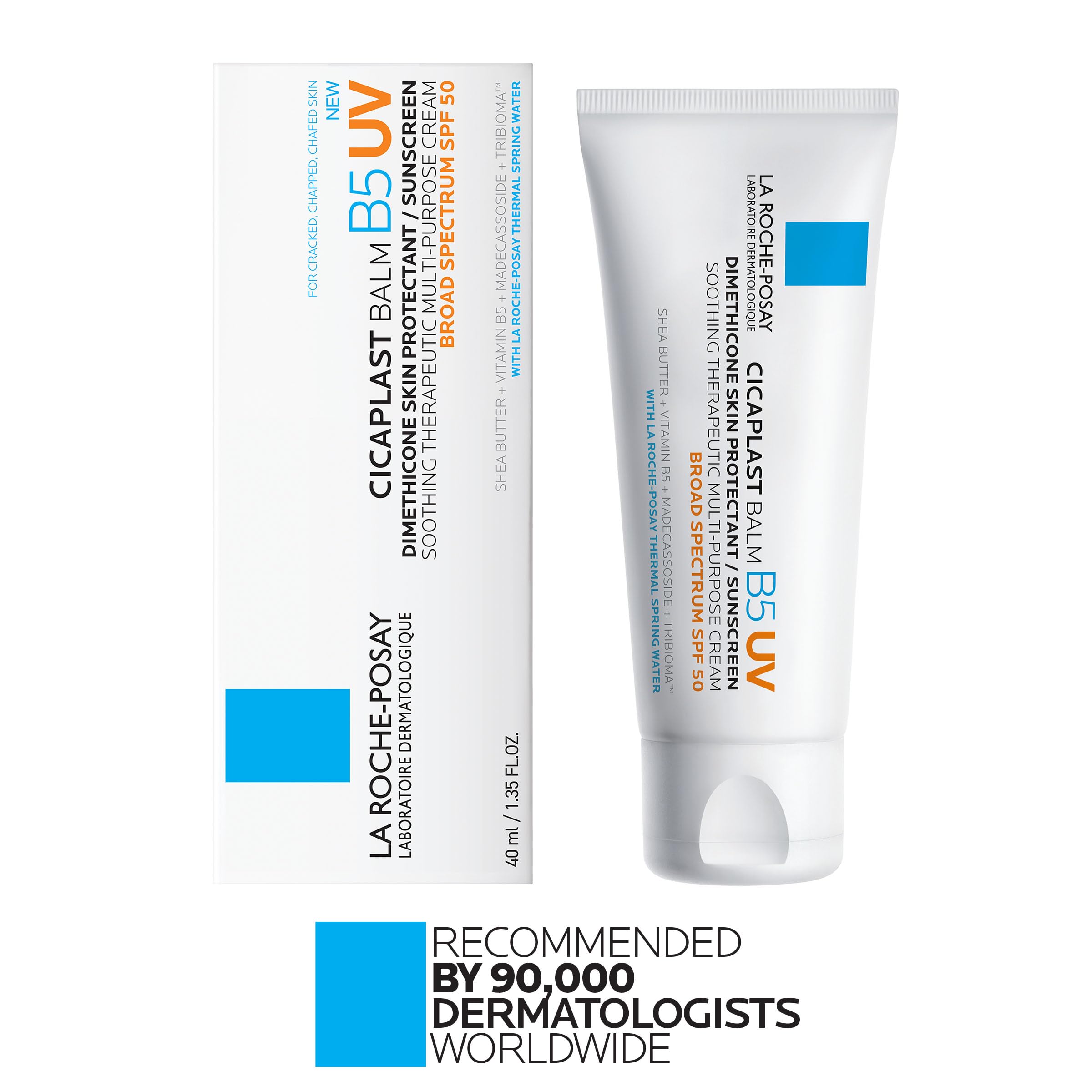 La Roche-Posay Cicaplast Balm B5 non-greasy skin protectant texture.