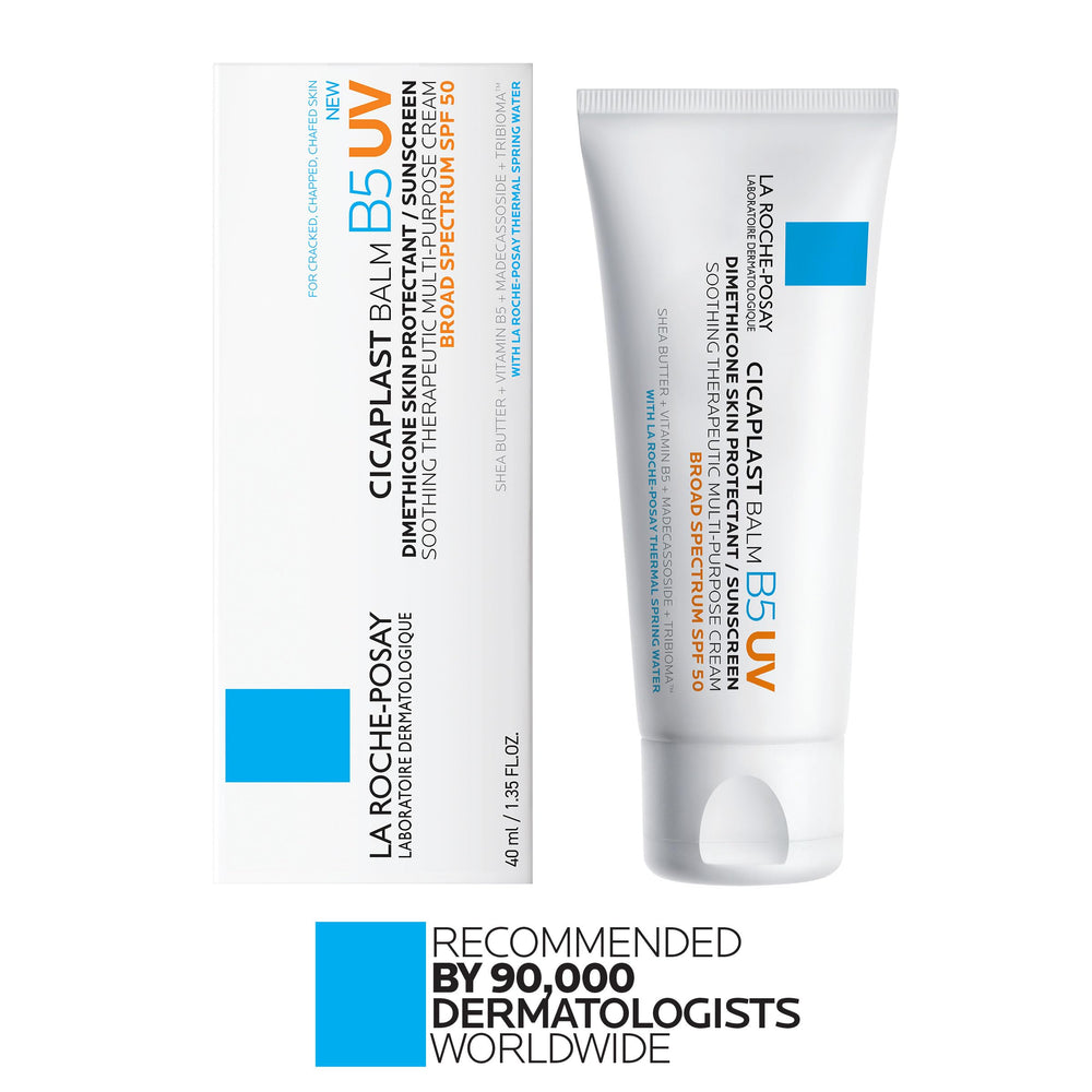 La Roche-Posay Cicaplast Balm B5 non-greasy skin protectant texture.