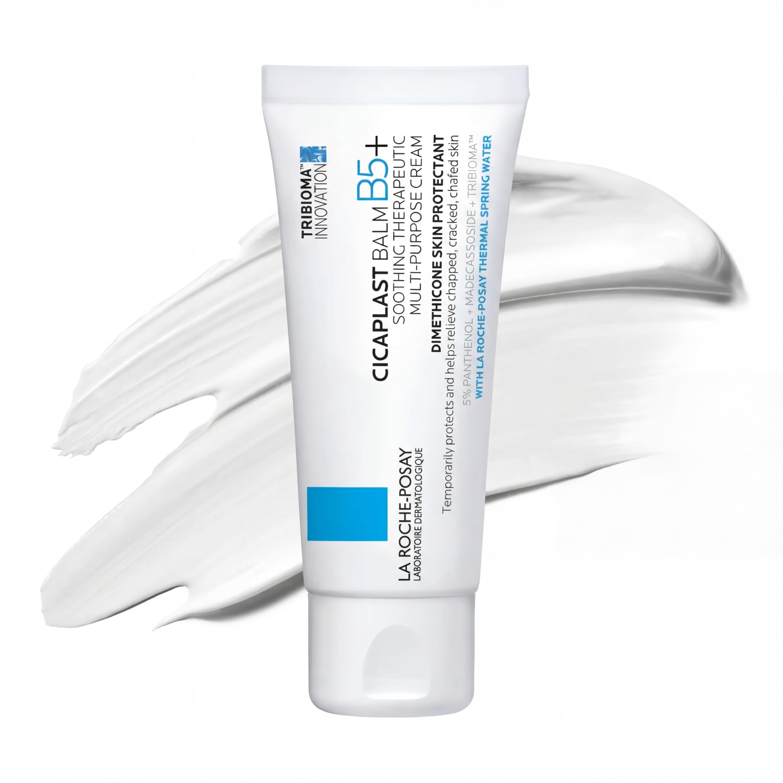 La Roche-Posay Cicaplast Balm B5 tube close-up, soothing dry skin