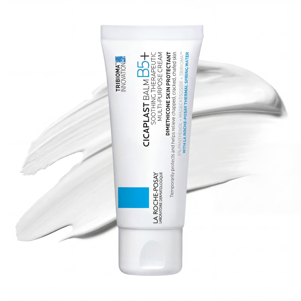 La Roche-Posay Cicaplast Balm B5 tube close-up, soothing dry skin