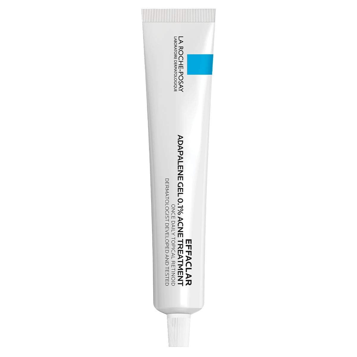 La Roche-Posay Effaclar Adapalene Gel fragrance-free packaging label.