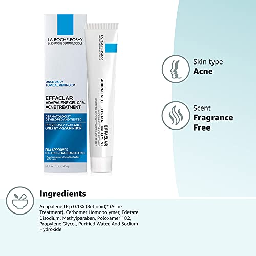 La Roche-Posay Effaclar Adapalene Gel suitable for teen and adult use.