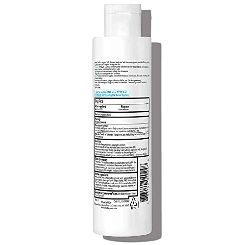 Effaclar Clarifying Solution on cotton pad for gentle exfoliation.