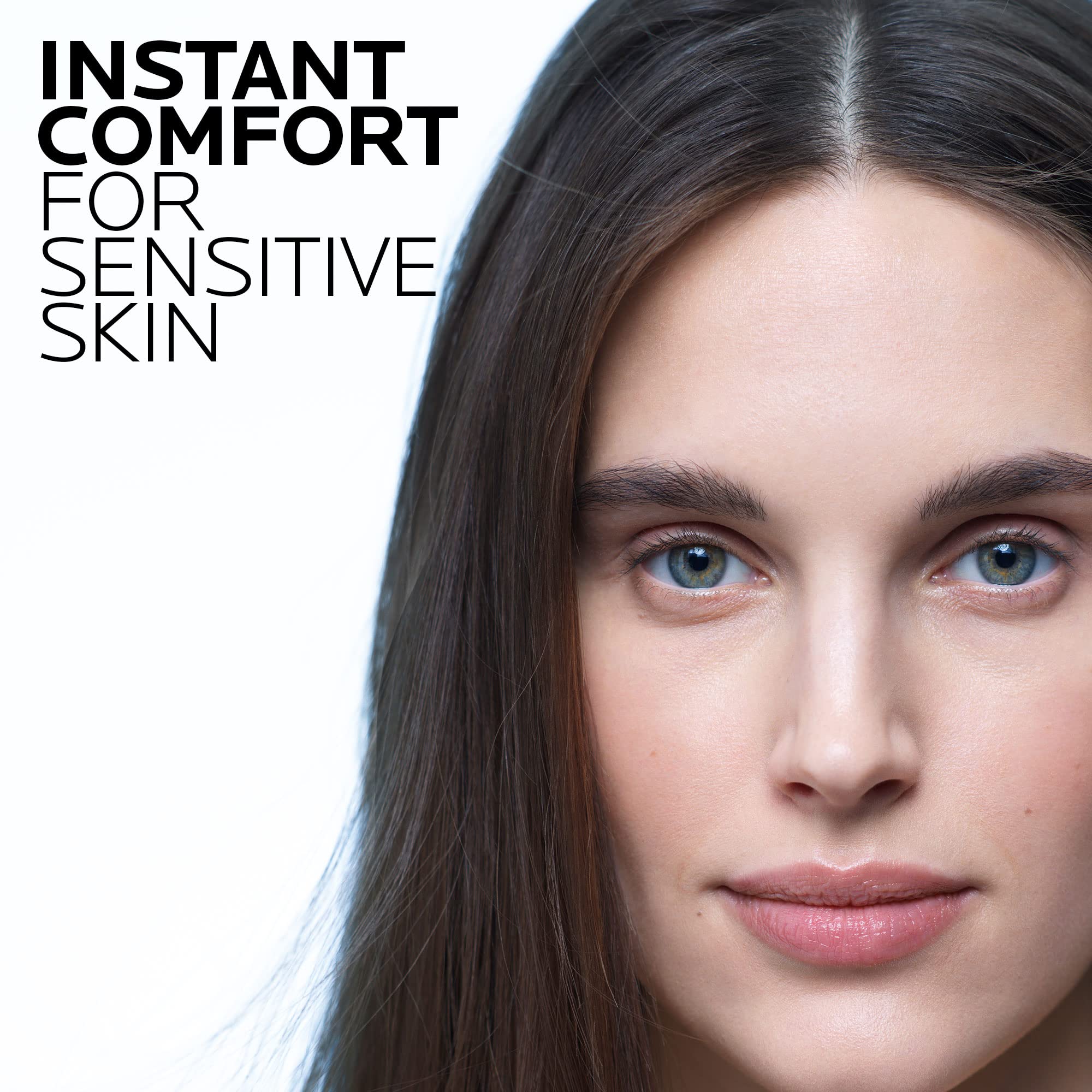 Fragrance-free label on La Roche-Posay product for sensitive skin care