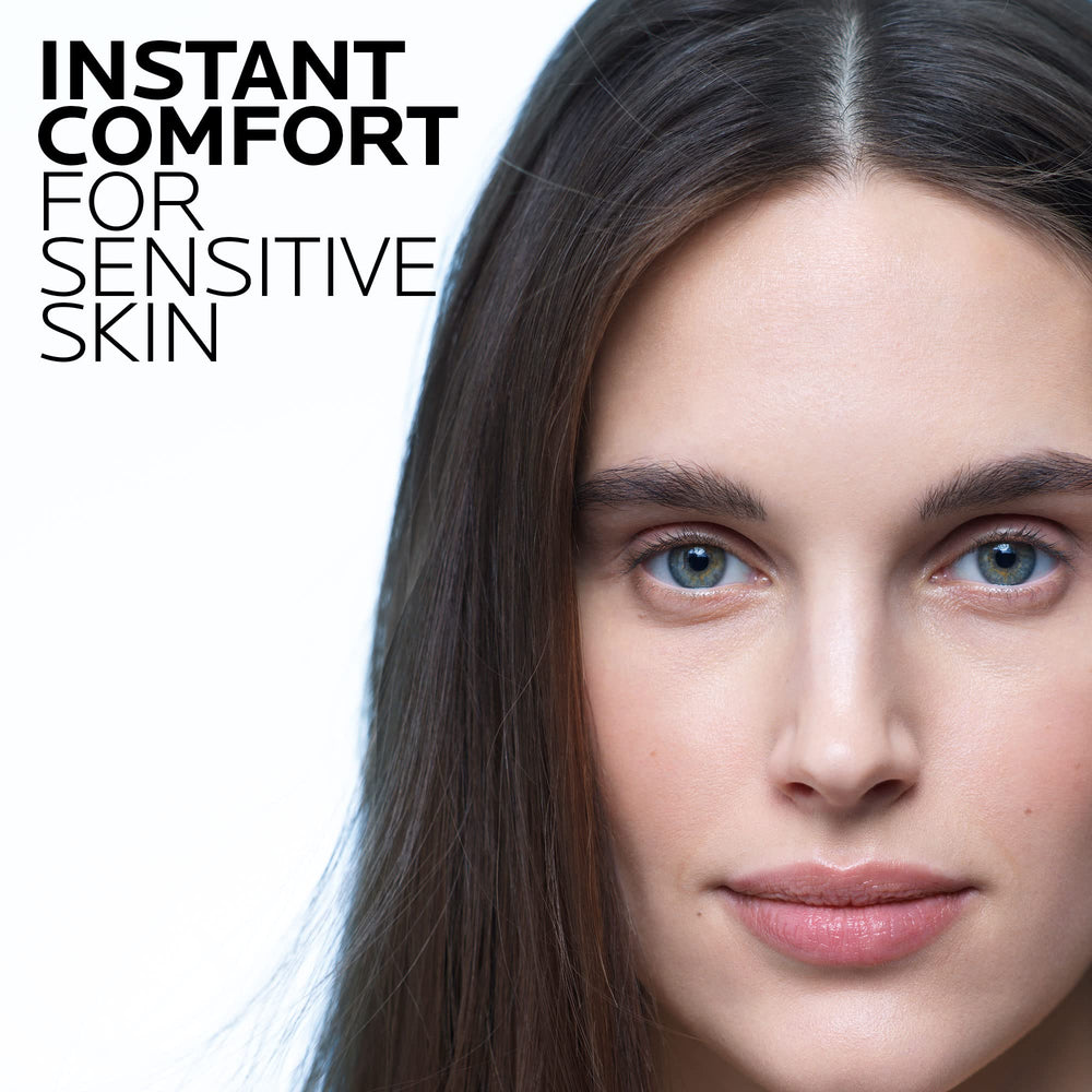 Fragrance-free label on La Roche-Posay product for sensitive skin care