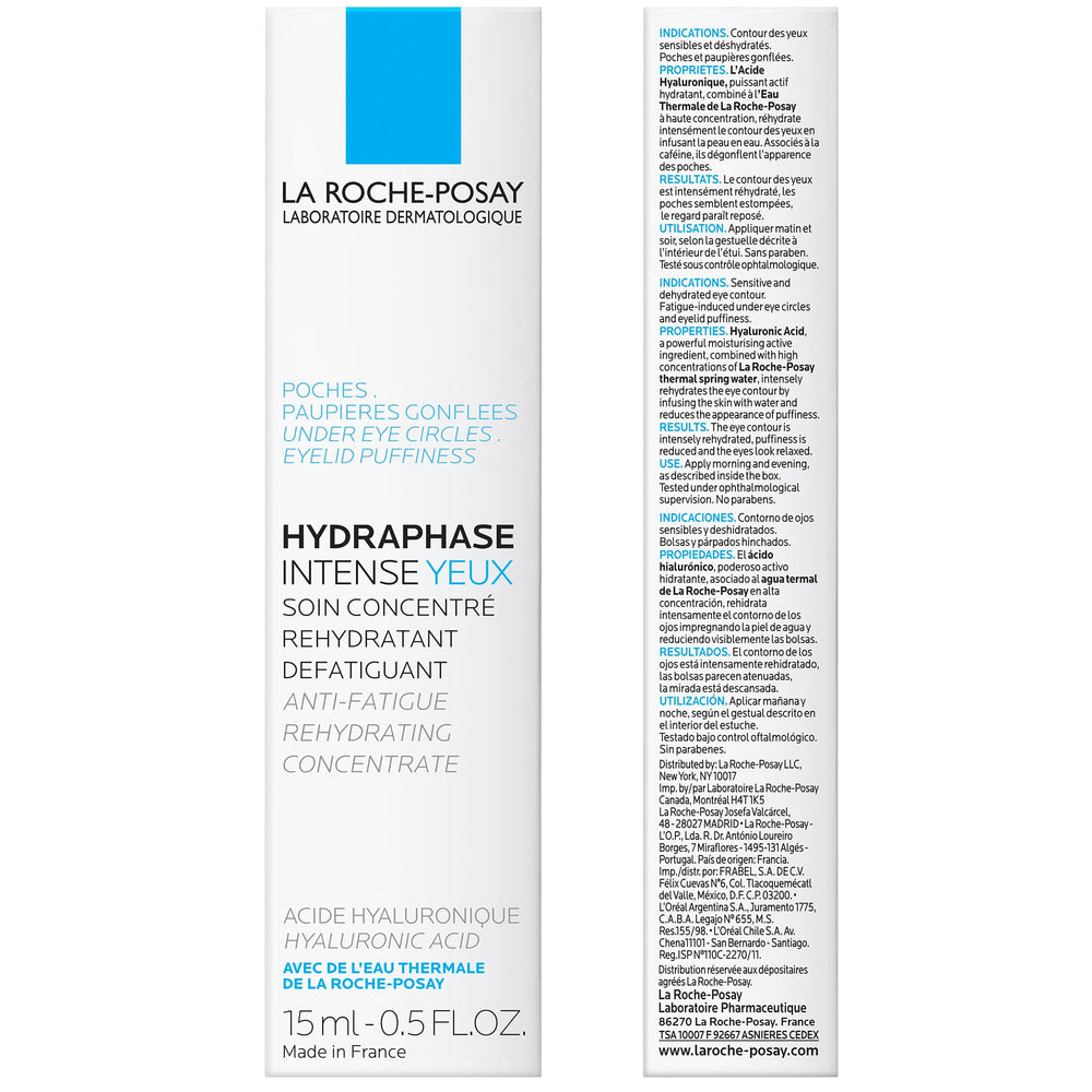 La Roche-Posay Hydraphase Eyes fragrance-free formula for sensitive eyes.
