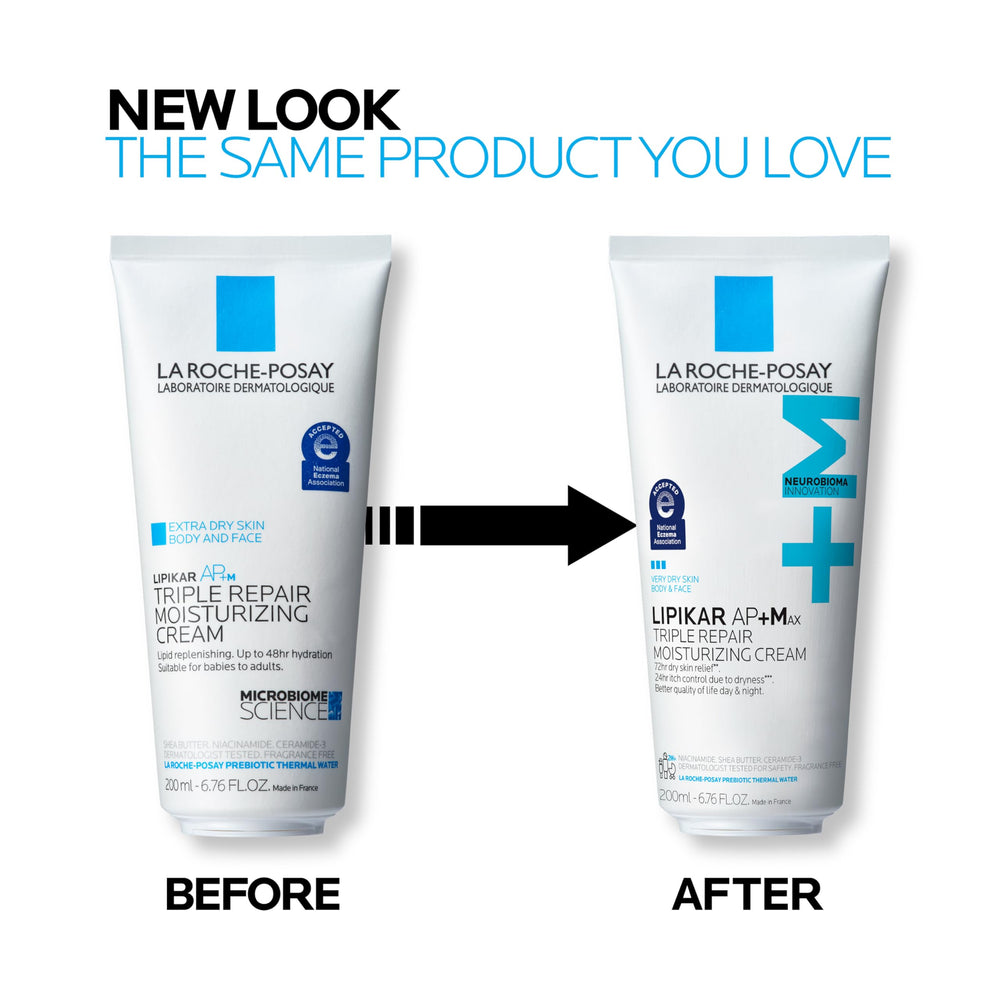 Lipikar AP+MAX for face and body care in everyday routine.