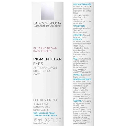 La Roche-Posay Pigmentclar cooling metal applicator for soothing the eye area.