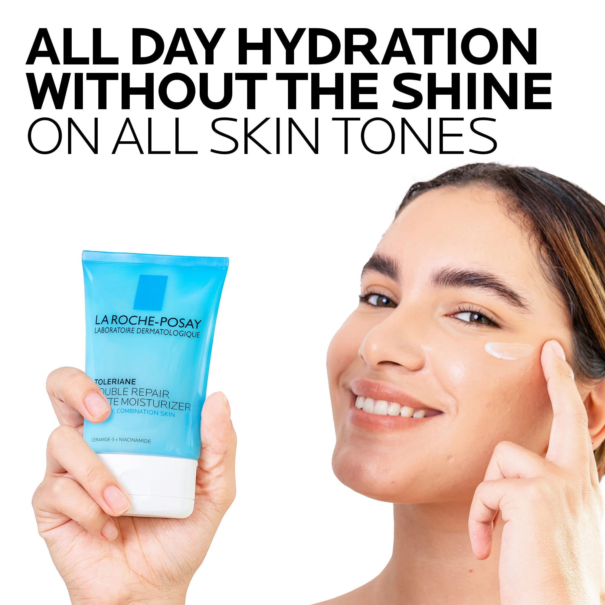 La Roche-Posay Prebiotic Thermal Water illustration communicates soothing ingredient benefits.
