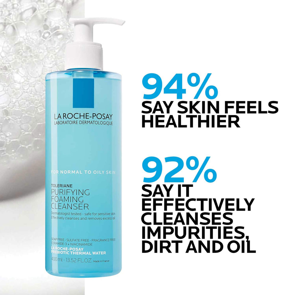 Label notes La Roche-Posay Prebiotic Thermal Water component